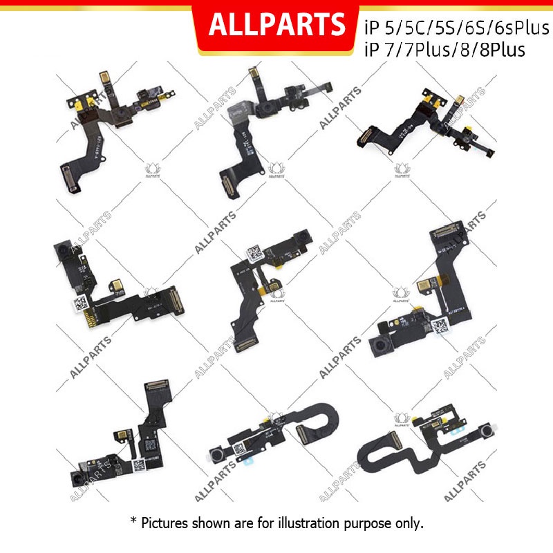 Allparts Front Camera Proximity Sensor Light Microphone Flex Cable ...