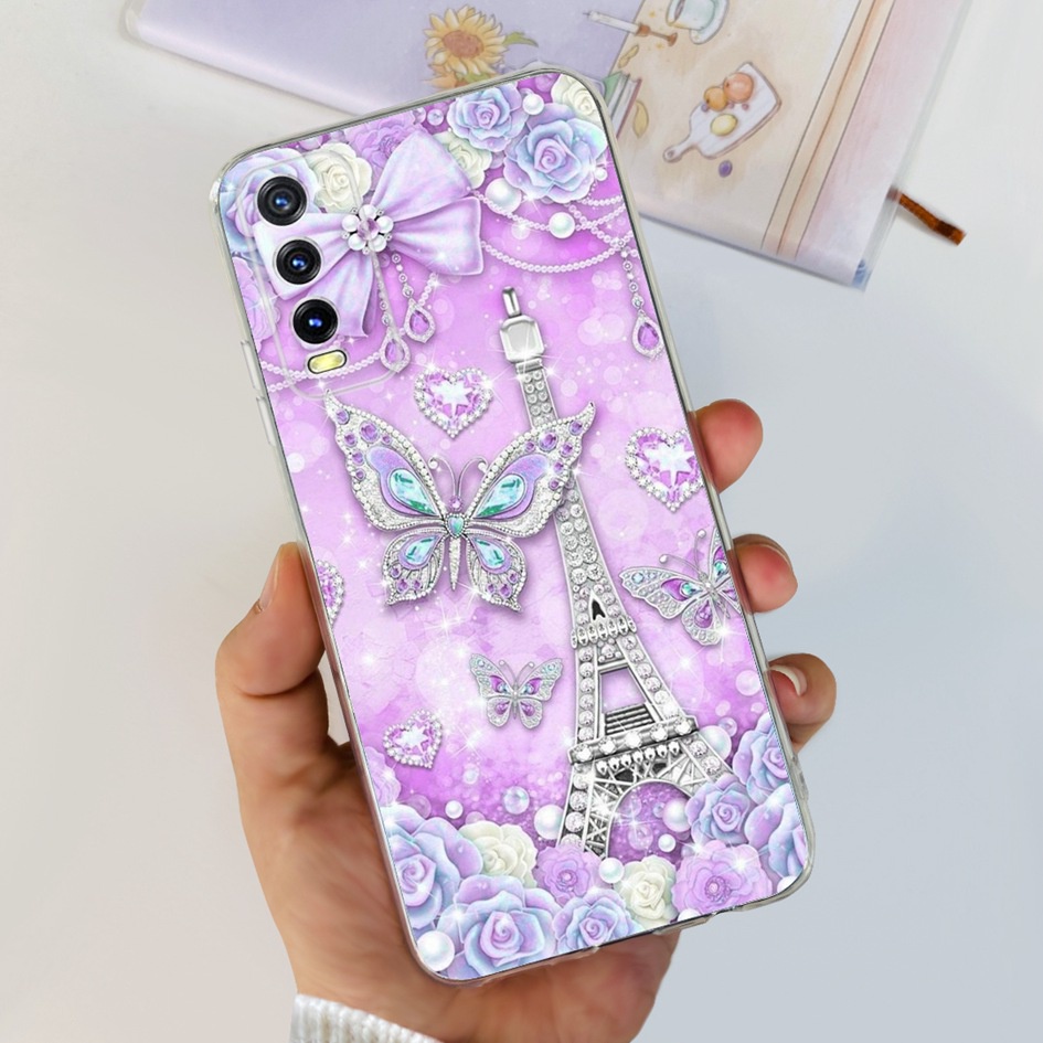 Cute Astronaut Casing Vivo Y20 Y20s Y20i Y20g Y20a Y11s Y12s V2026 