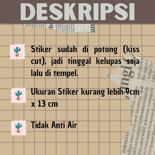 HP [PART 3] Brown Vintage Stickers | Aesthetic brown stickers | Vintage ...