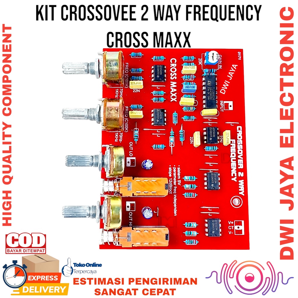 2way Sub Mid Active Crossover Kit Shopee Philippines