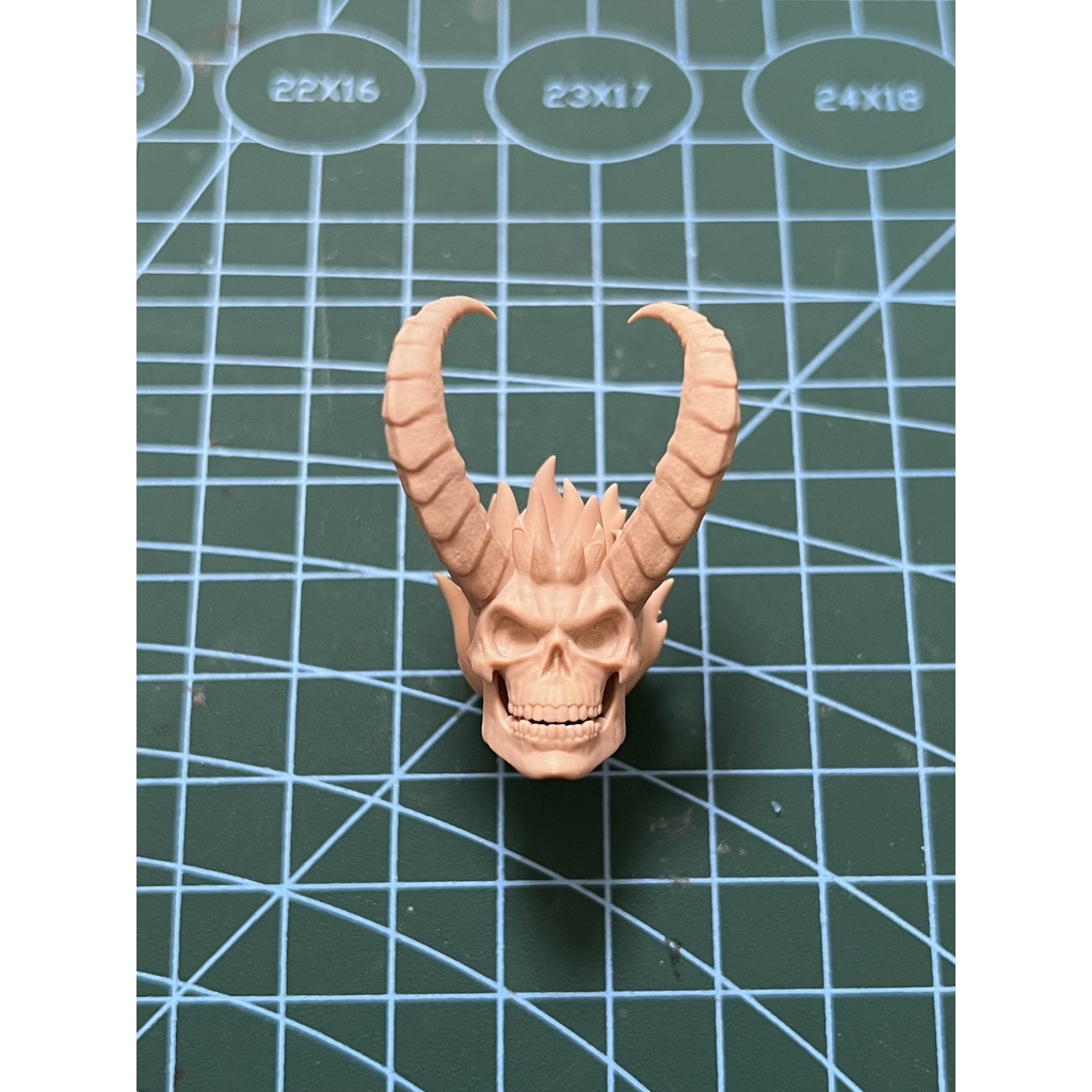 1/12 Scale Ghost Rider Resin Head Sculpt Carved For 6
