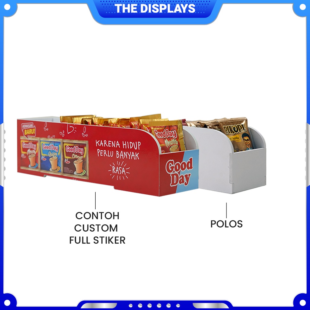 Product Display Rack/Product Display Rack Pusher Manual 40cm | Shopee ...