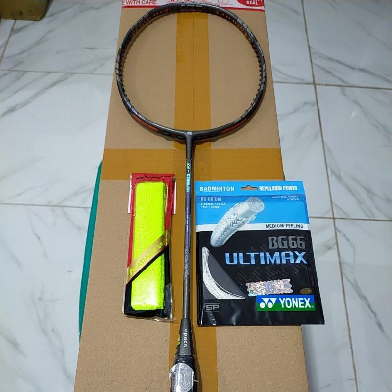 Apacs Z BADMINTON Racket - ZIGGLER 38lbs ORIGINAL | Shopee Philippines