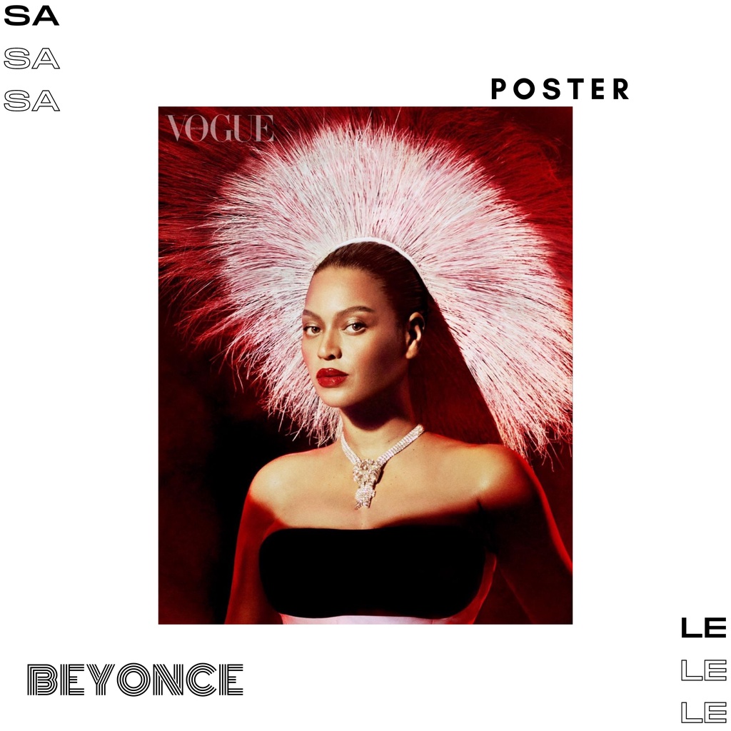 Beyonce/queen B Wall POSTER - A3/A4 Size (Can Be Custom Picture ...