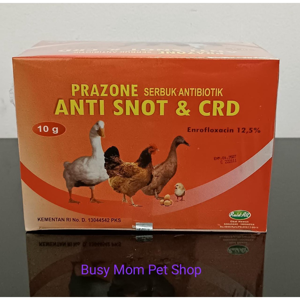 Anti Snot & CRD Antibiotic Sachet To Treat Snot Chicken Duck Poultry 10