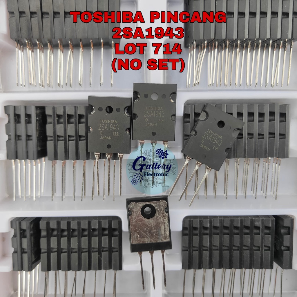 Toshiba Transistor 2SA1943 Lot 714 (no set) | Shopee Philippines