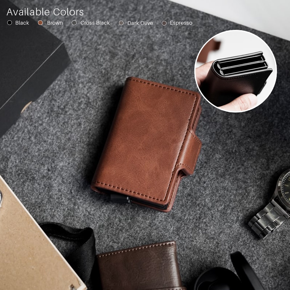 Dnac TWIN Wallet Card Holder RFID Card Wallet - DEFECT | Shopee Philippines