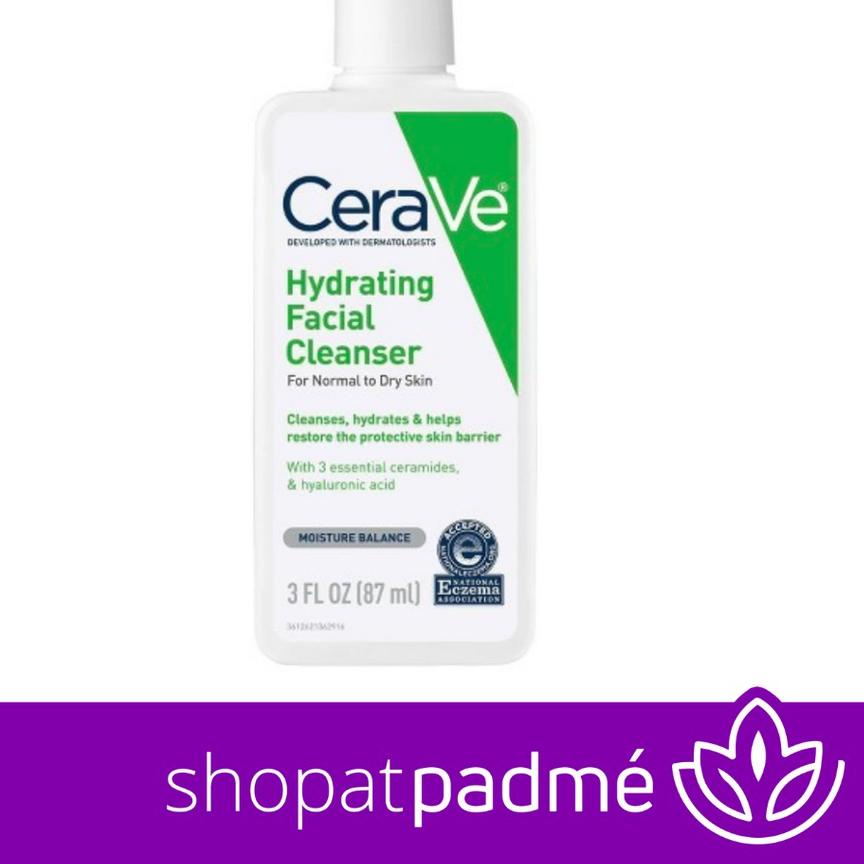 Cerave Hydrating Cleanser For Dry to Normal Skin 87ml | Shopee Philippines