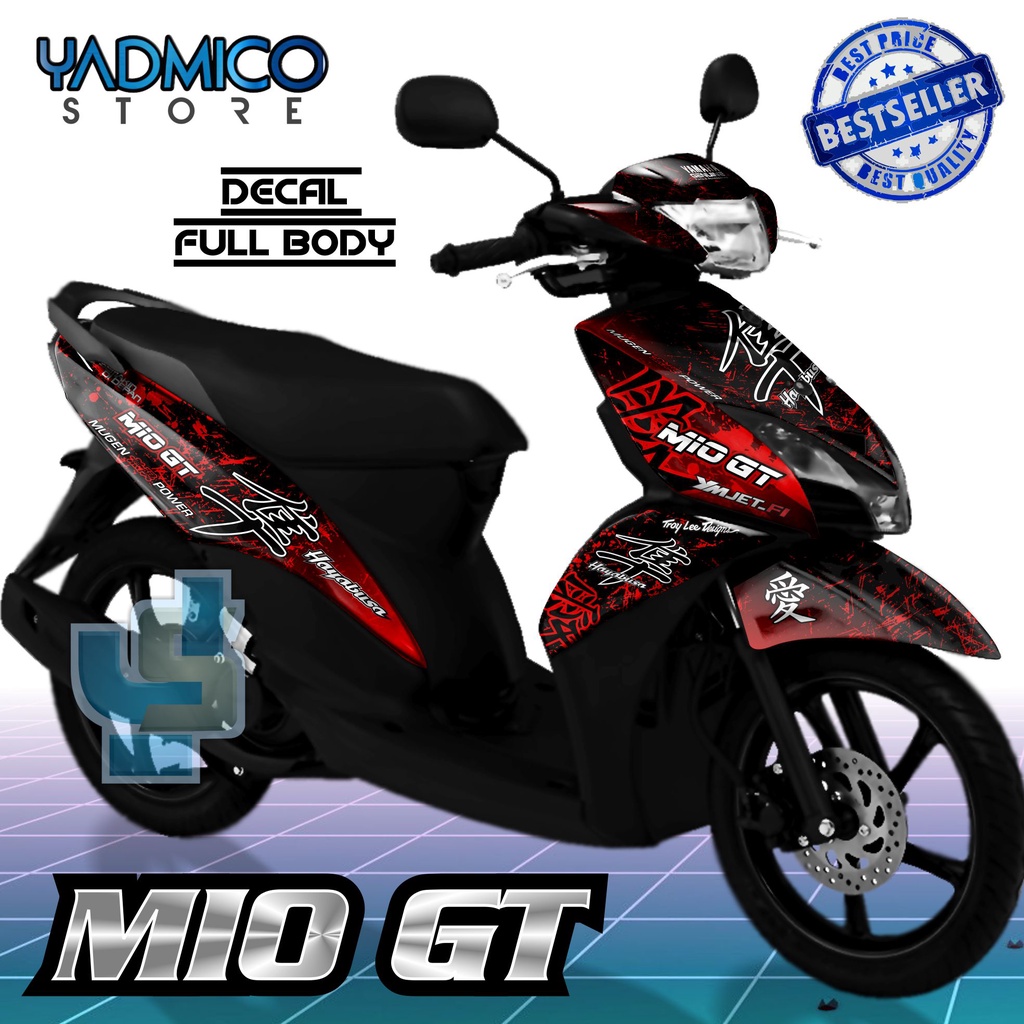 Mio GT Full Body Decal - Mio GT Full Body Motorcycle Sticker - Mio GT ...