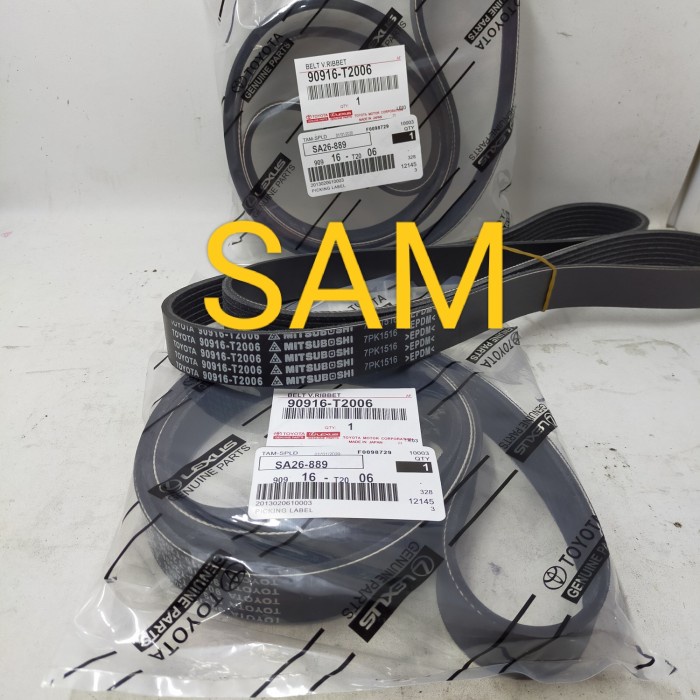 FREE SHIPPING FAN BELT VAN BELT INNOVA DIESEL HILUX FORTUNER 90916 ...