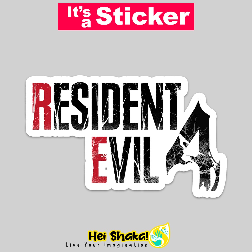 Resident Evil 4 RE Remake Sticker Gamer Gaming Sticker Waterproof Vinyl ...