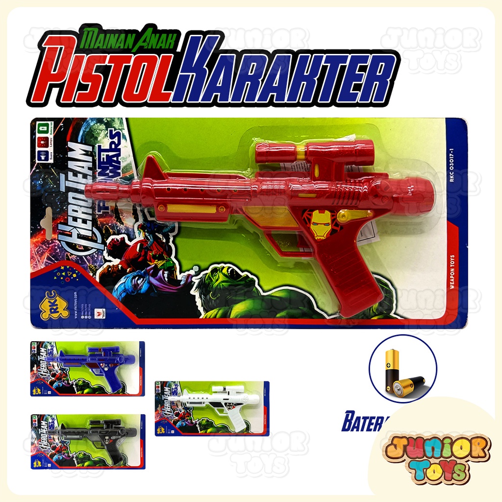Children's Toy Guns with Battery Colors, Sounds and Lights | Shopee ...