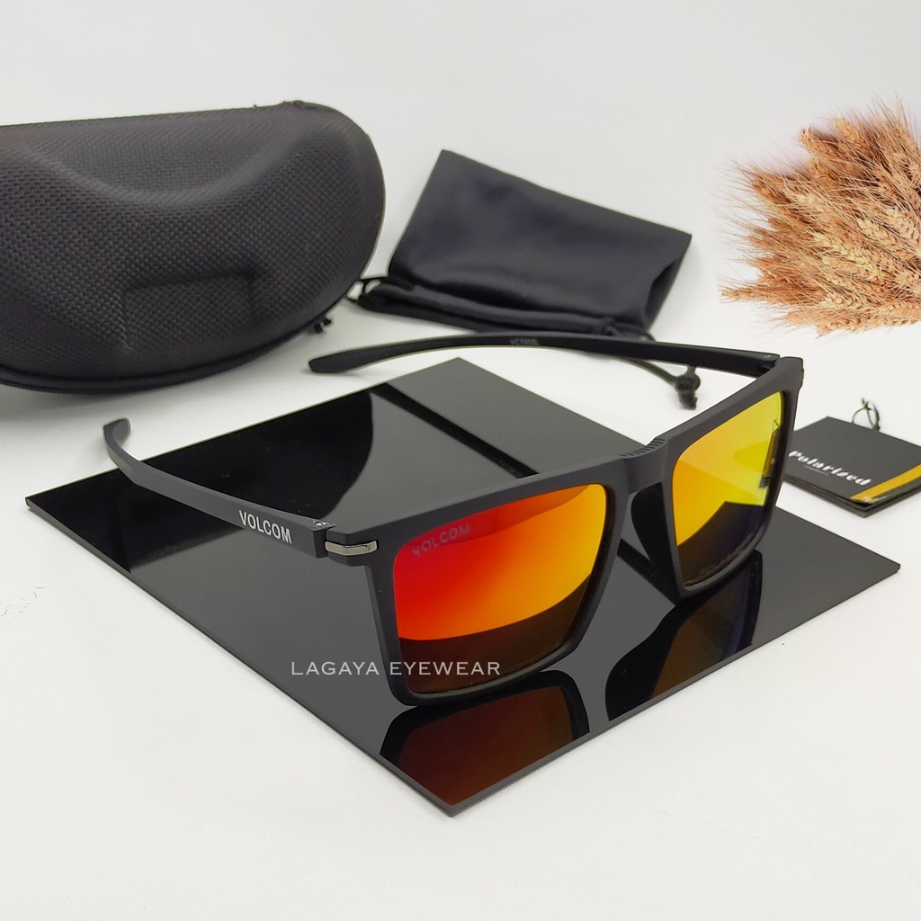 Volcom 7805 POLARIZED SPORT Glasses POLYCARBONATE TITANIUM FRAME ...
