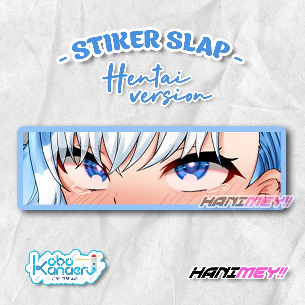 Slap Kobo Kanaeru Hent4i sticker/Anime ahegao sticker Waterproof ...