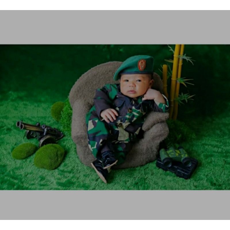 Newborn baby Army Costumes For Newborn baby props Photo props baby Army