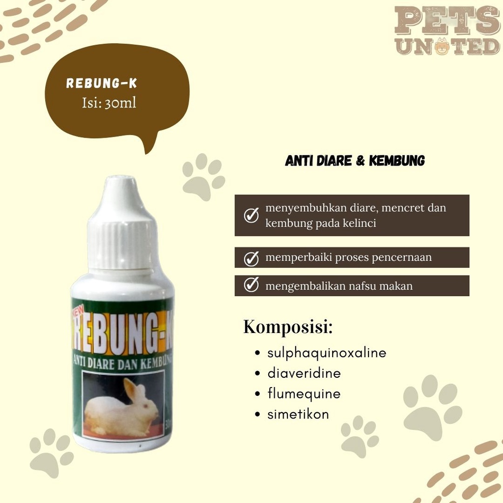 K Bamboo Shoots ANTI Diarrhea And Bloated Rabbits 30ML Shopee Philippines