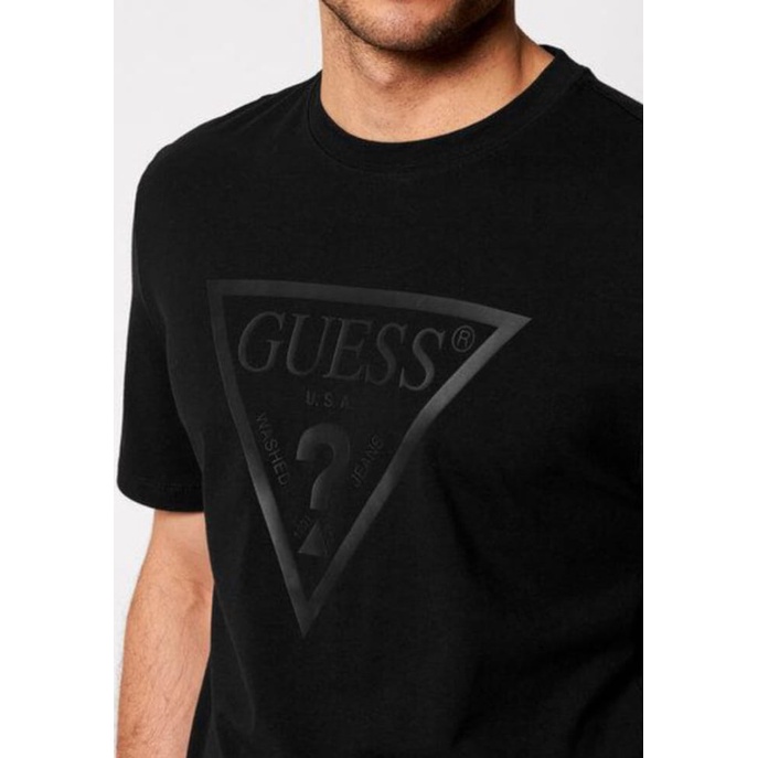 Guess black cheap t shirt men