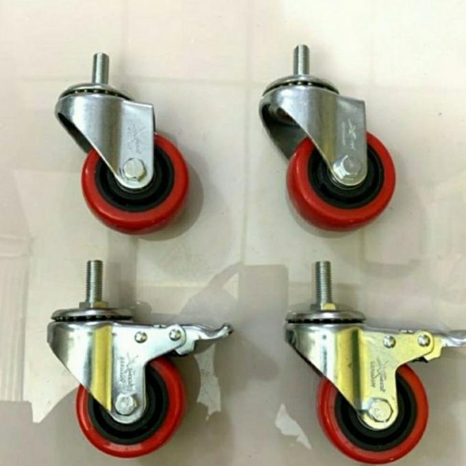 3 inch Pu Screw Wheels 1 set | Shopee Philippines