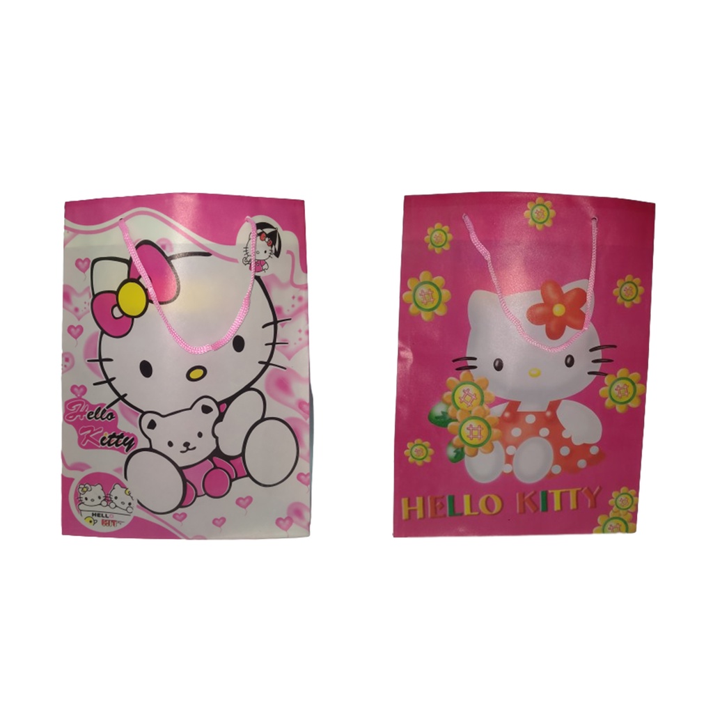 [12Pcs] Hello Kitty Plastic Bag Hello Kitty SOuvenir Bag Hello
