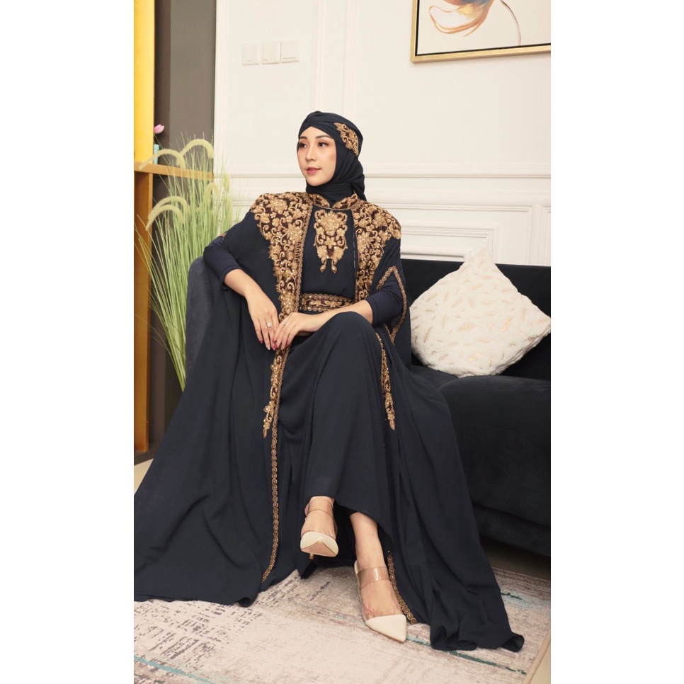 Maharattu Embroidered Kaftan Robe The Latest Eid Robes Premium Sequin Robe Can Pay On