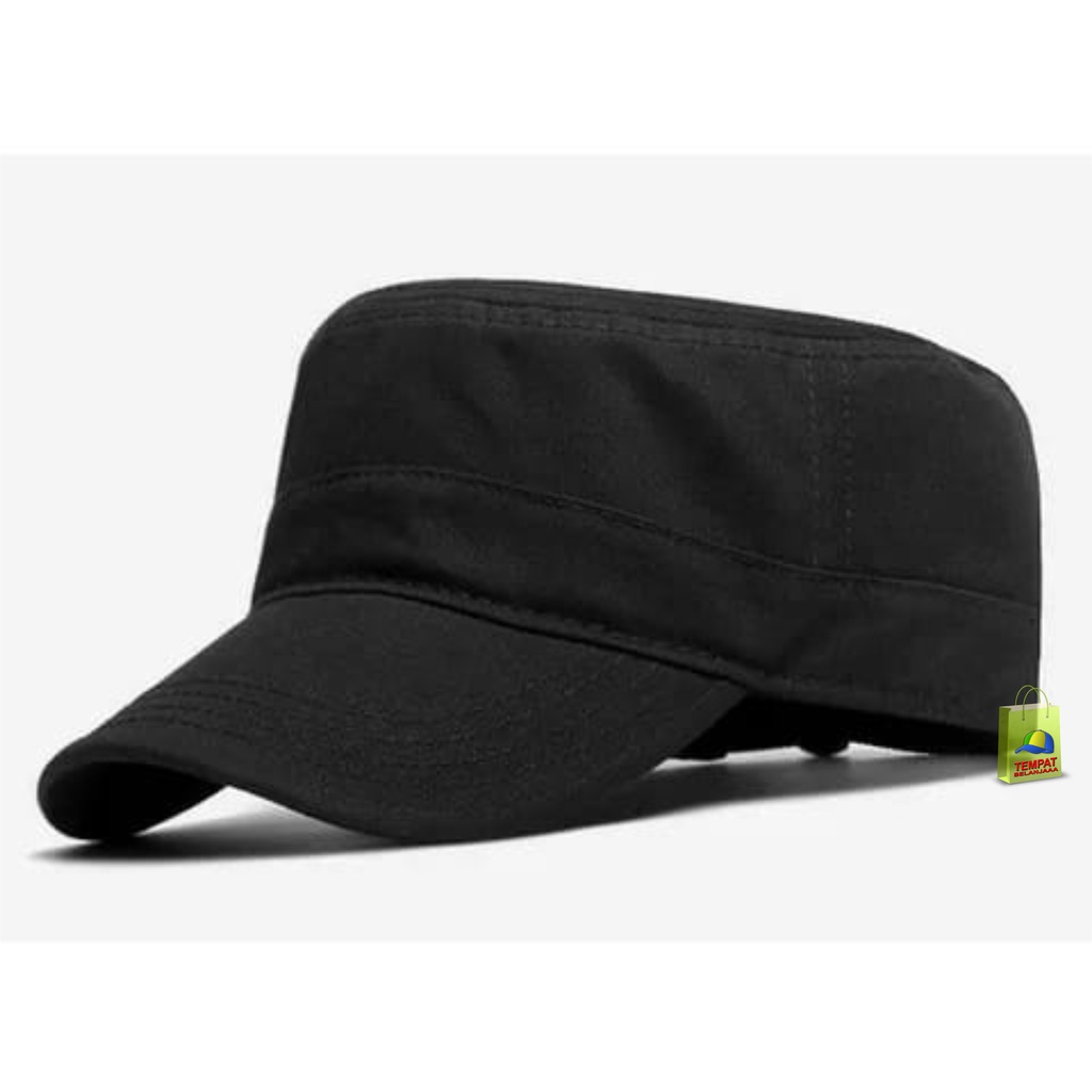 Genuine Leather Men's Hat Commando Hat Can | Shopee Philippines