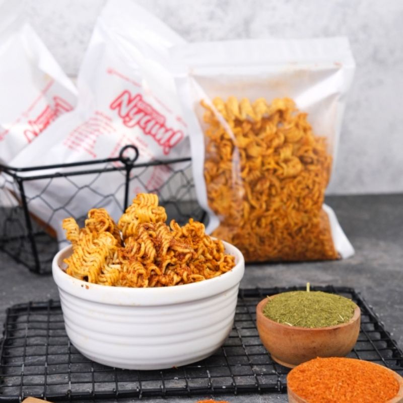 Plastic Packaging Curly Noodles by Macaroni Nyam | Shopee Philippines