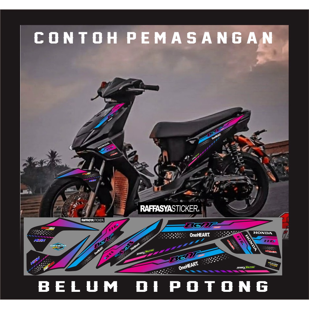 Striping New Variation BEAT Carb VIRAL Sticker PRIN23 Shopee Philippines