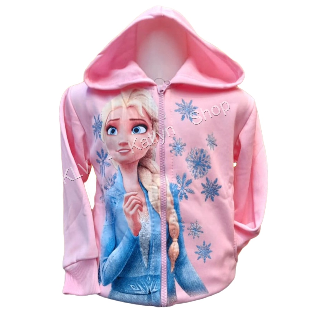 Frozen Elsa Winter Girls Jacket Dannis Shop Kids Jacket Shopee