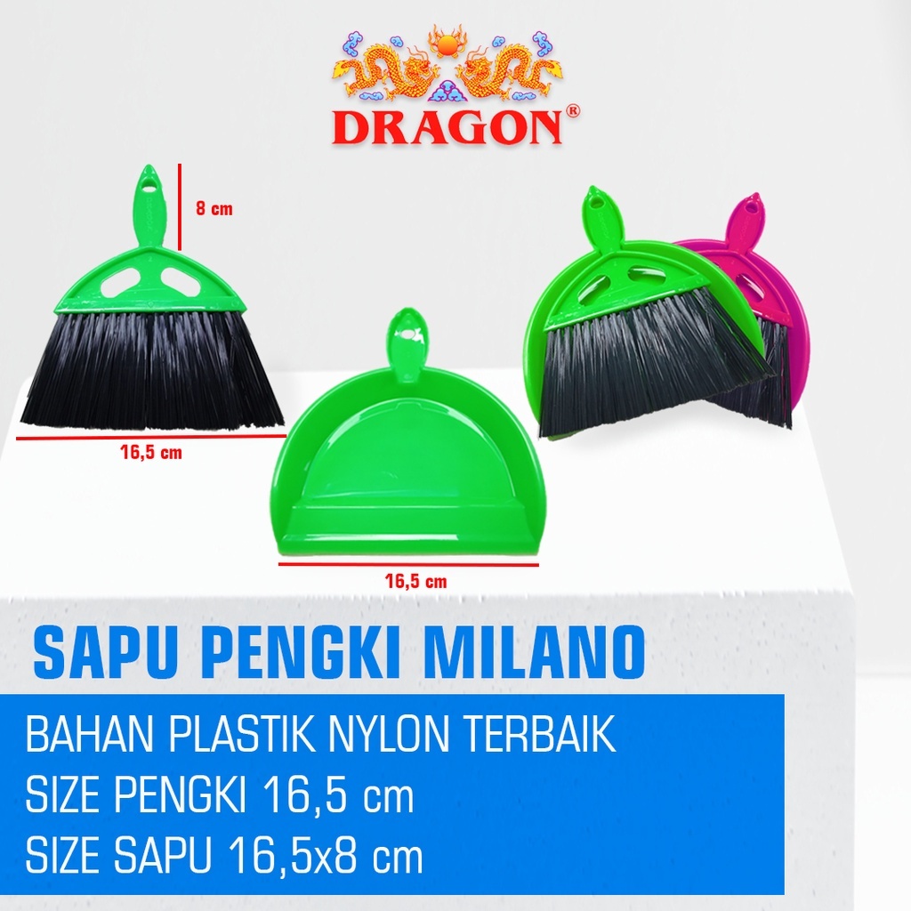Mini Broom SET Broom & Dustpan Milano Broom Car Sweep Car Dustpan Car Broom SET Mini