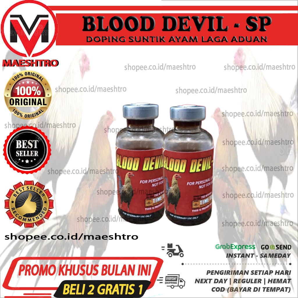 Doping Chicken Complaint Inject BLOOD DEVIL 20ml | Shopee Philippines