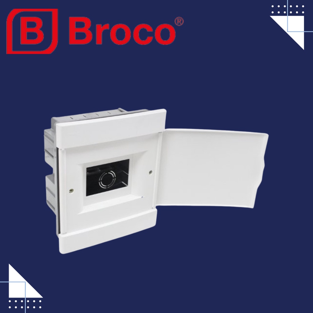 Broco 17104-50 Box Mcb 4 Group Inbow Transparent Original Box Mcb 4 ...