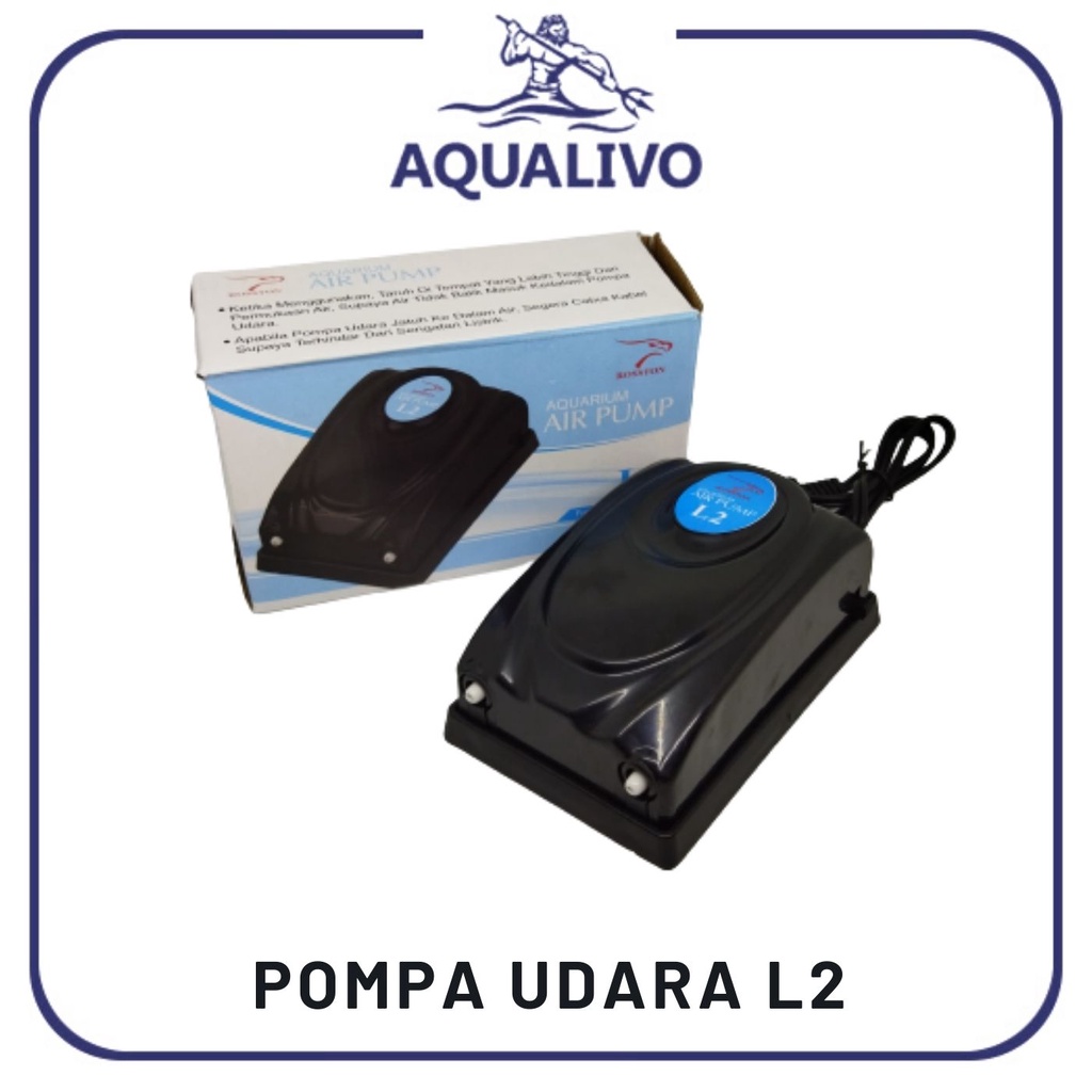 Rosston Aerator Pump L2 2 Hole Aquarium Air Pump Oxygen Bubble | Shopee ...