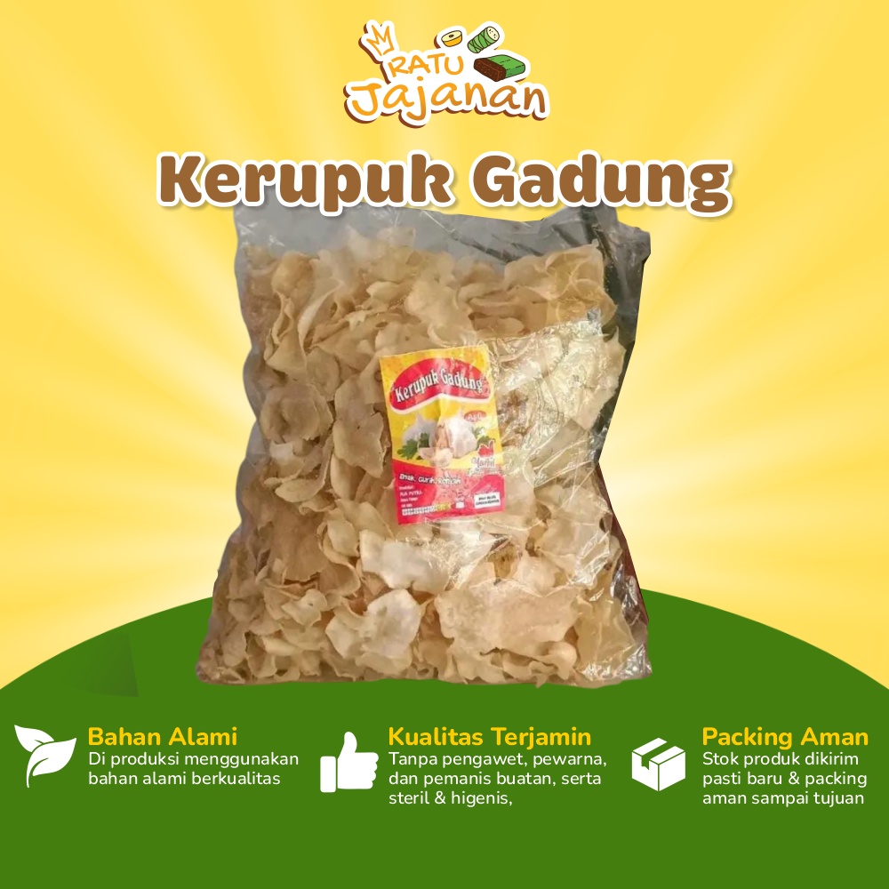 Gadung Chips By 500 Grams And 1 Kg Gadung Raw Chips Without