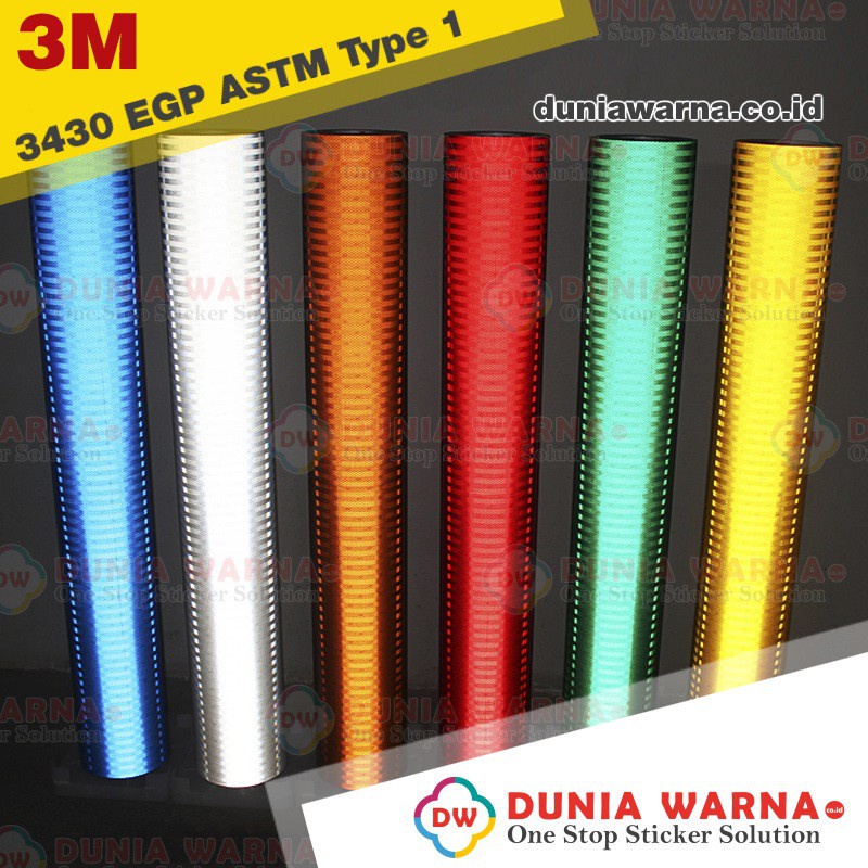 Sticker Sheet 3m 3430 Engineer Grade Prismatic EGP Scotchlite ...