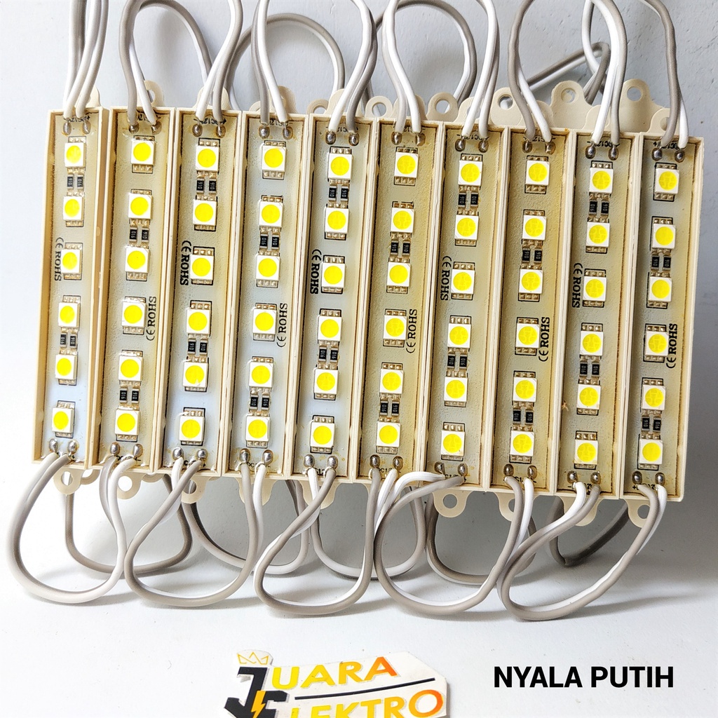 MATA LED MODULE 12V 6 LED Lights biru - White | LED Module 12 6-EyeVOLT ...