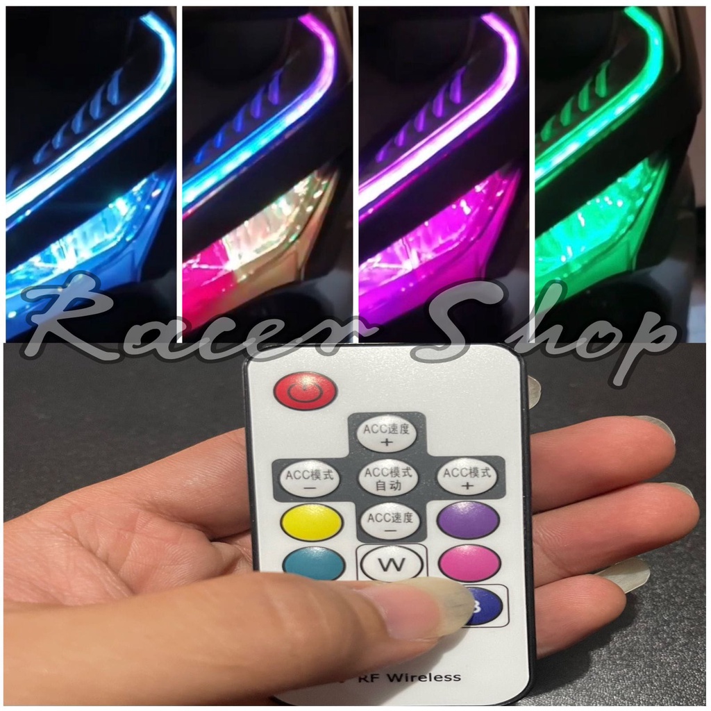 Led Eyebrow Light DRL Slim RGB Remote Sen Runing 30CM 60CM 12volt Price ...