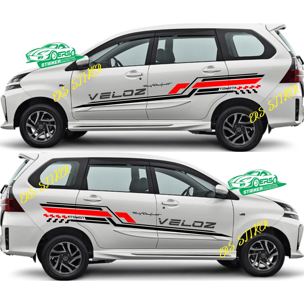 CAR STICKER TOYOTA VELOZ AVANZA XENIA INNOVA ERTIGA CUTTING STICKER ...