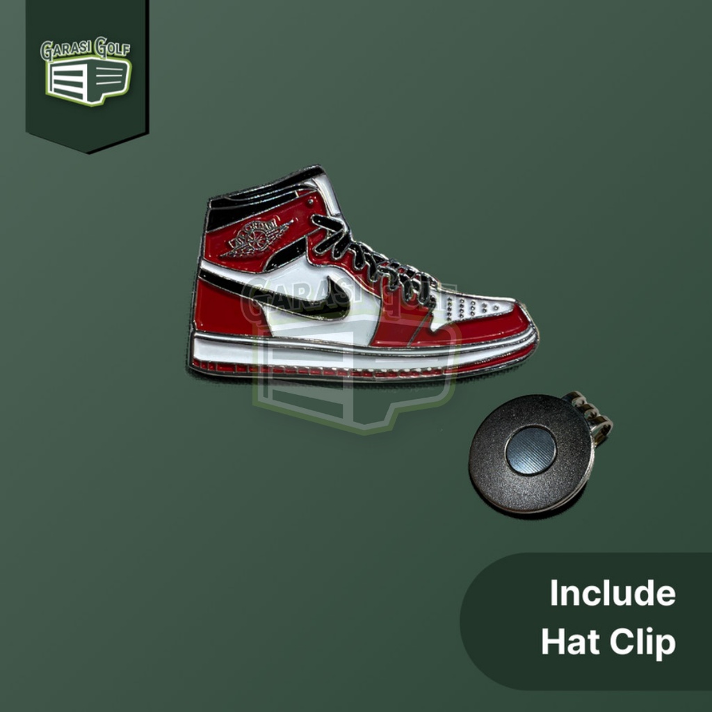 Air Jordan Ball Marker Clip Enamel Pin Brooch Clip Golf
