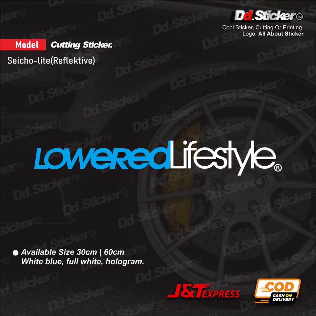 Lowered Lifestyle Sticker (Car Windshield) | Cutting Sticker | Shopee ...