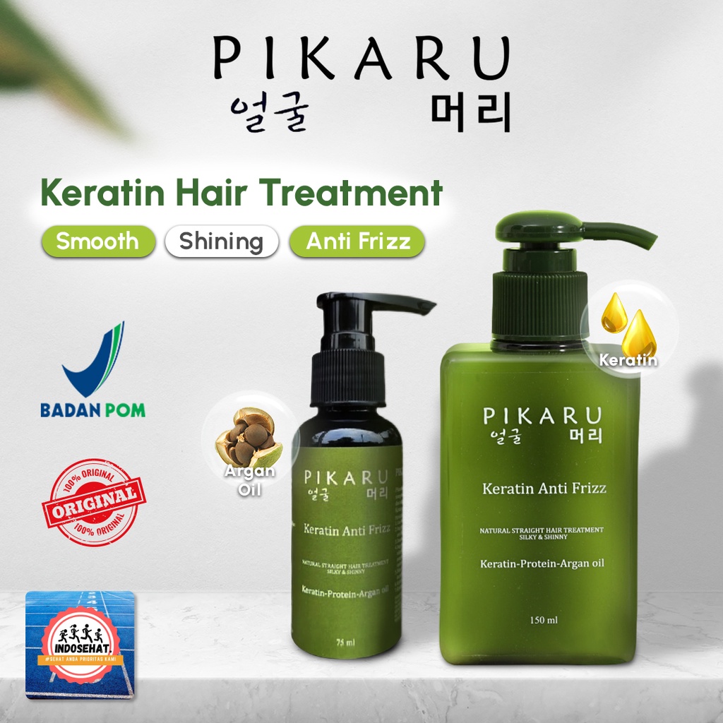 Pikaru Keratin Anti Frizz Hair Treatment - Nutrition Treatment Softener