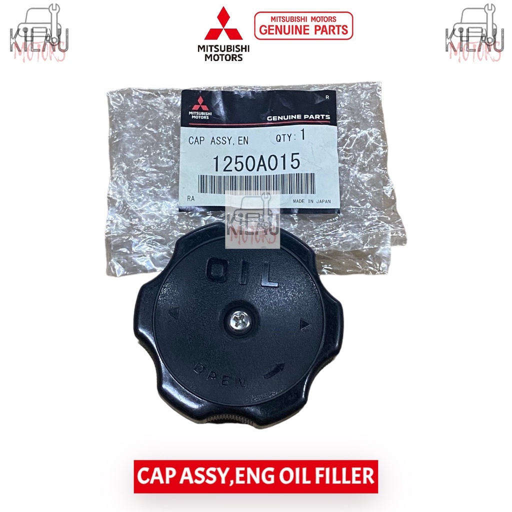 MESIN Original Engine Oil Cap Mitsubishi Pajero Canter Triton Kuda L300