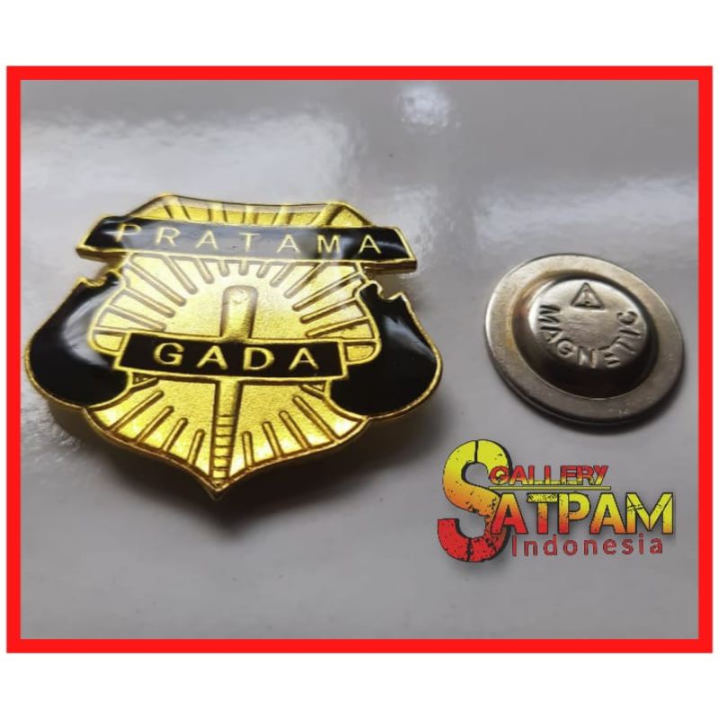 Brass SECURITY Guard GADA PRATAMA PIN | Shopee Philippines