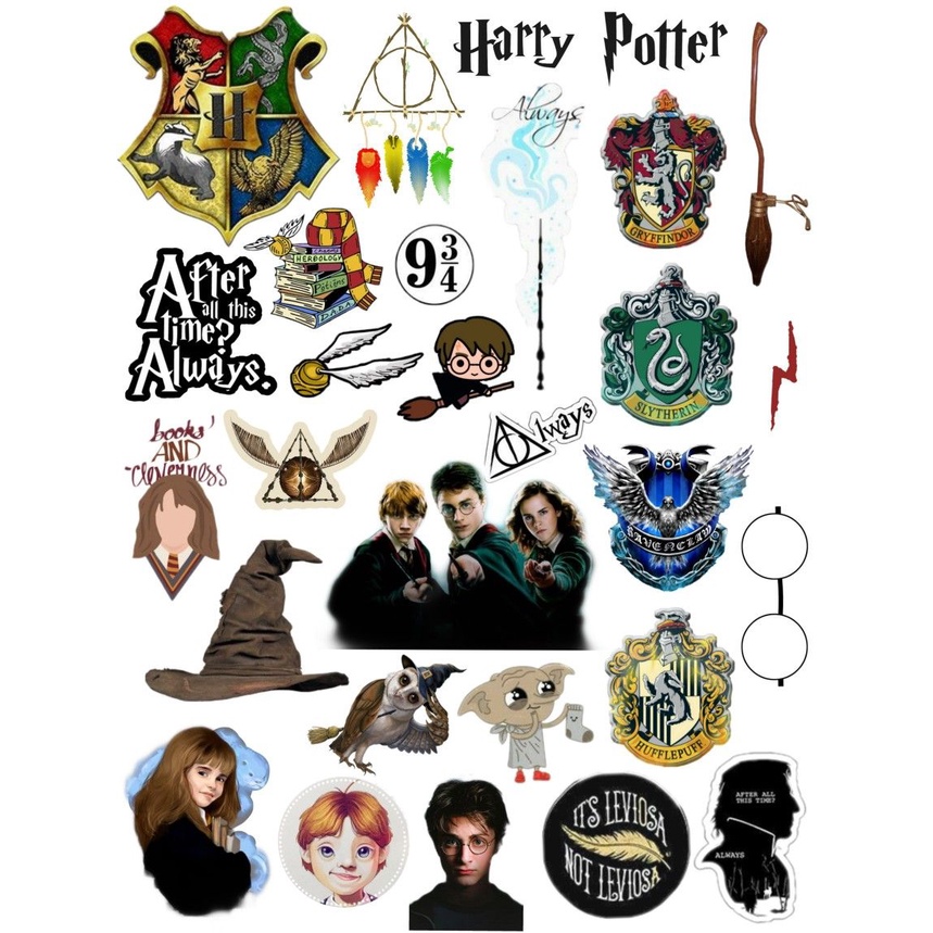 Sticker HARRY POTTER potterhead anime journaling custom aesthetic manga