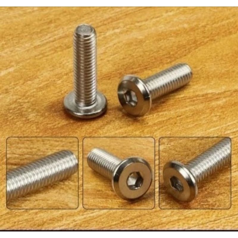 3pcs Furniture Bolts M5 x 50 JCBC Furniture Bolts SS304 Stainless Steel