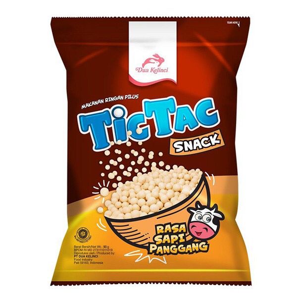 TICTAC TIC TAC Two Rabbits Roasted Beef Flavor 1 Pack contains 10 ...