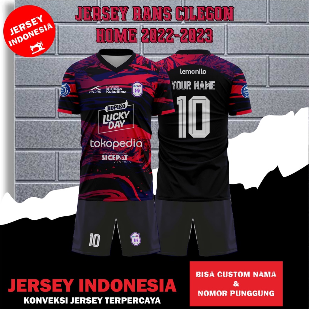 Rans CILEGON FC Rans Nusantara HOME Liga 1 Indonesia Football Jersey