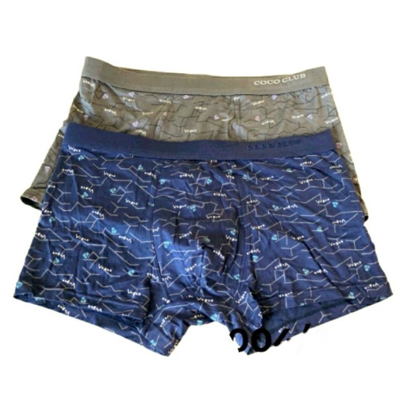 Coco club Boxer Men's Underwear Contains 2 Motifs Soft, Cool Material ...