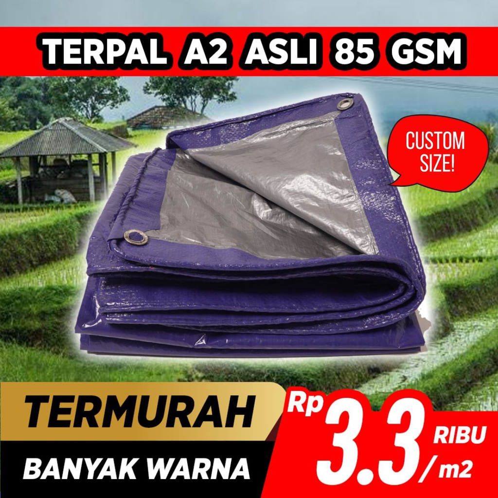 Premium A2 Plastic Tarpaulin Price Idr 3,300/m Brand Cap Gunung ...