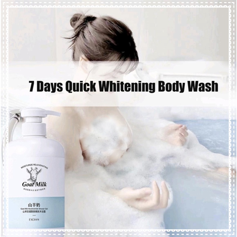goat milk body wash whitening body wash niacinamide body wash whitening