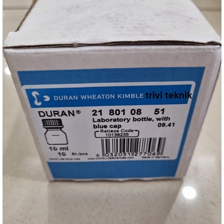 10ml Schott Duran laboratory glass bottle | Shopee Philippines